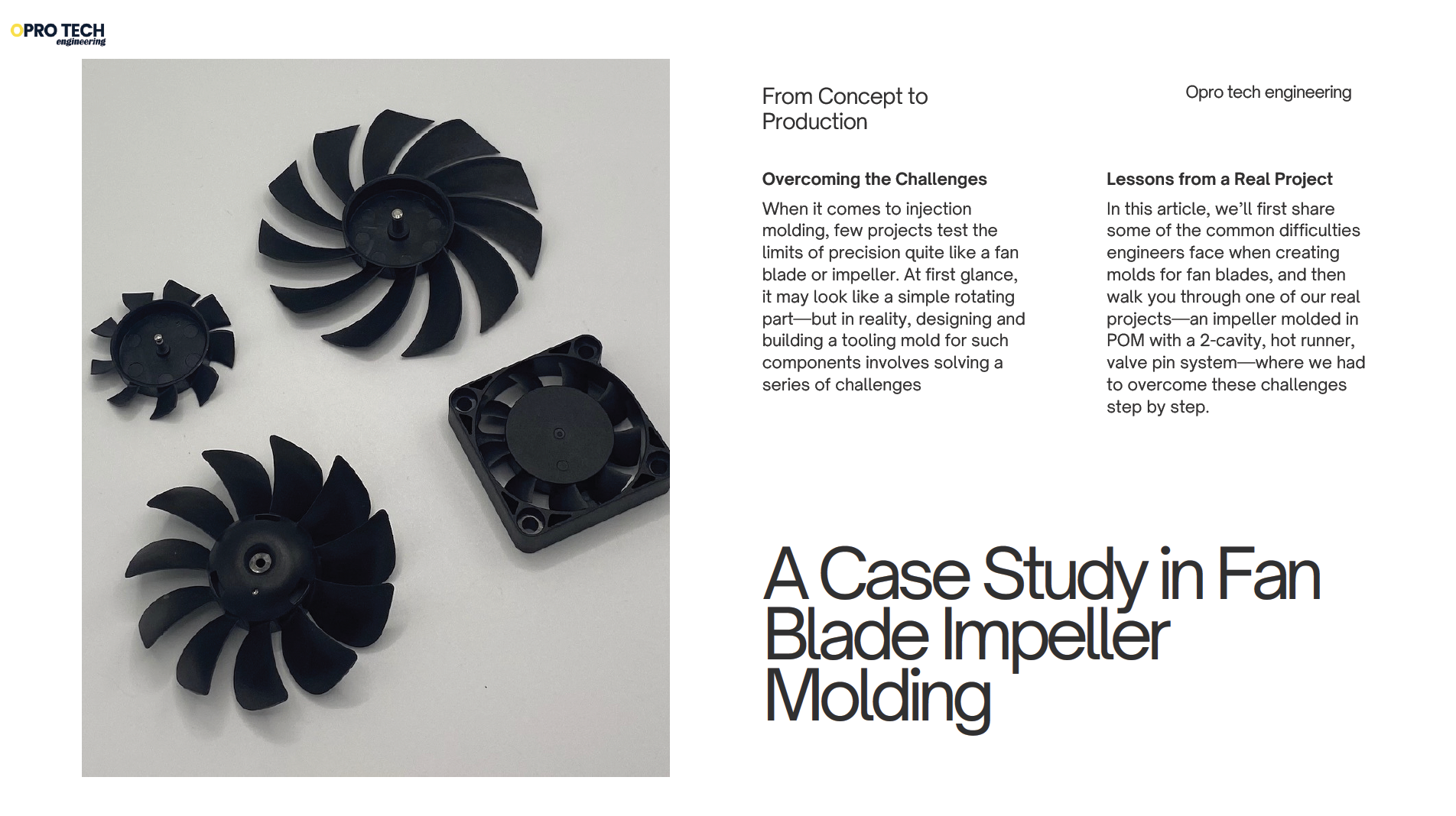From Concept to Production Overcoming the Challenges of Fan Blade Tooling