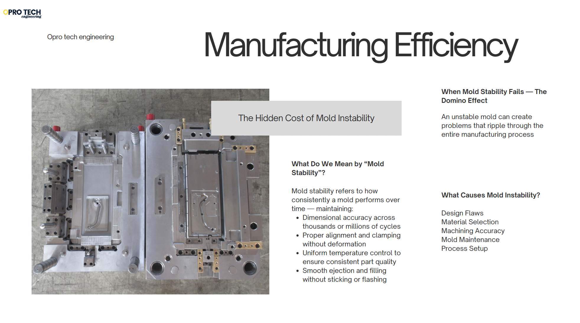 The Hidden Cost of Mold Instability: Why Stable Molds Drive Real Manufacturing Efficiency