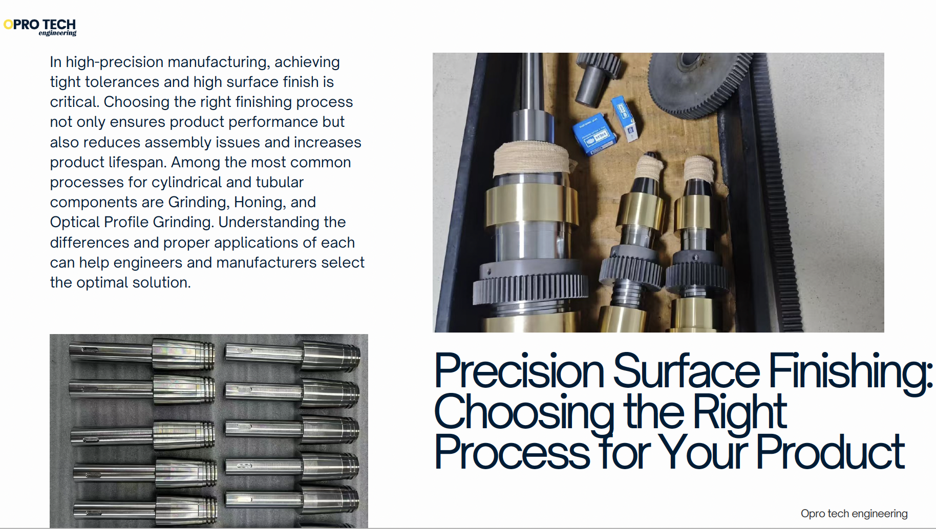 Precision Surface Finishing: Choosing the Right Process for Your Product