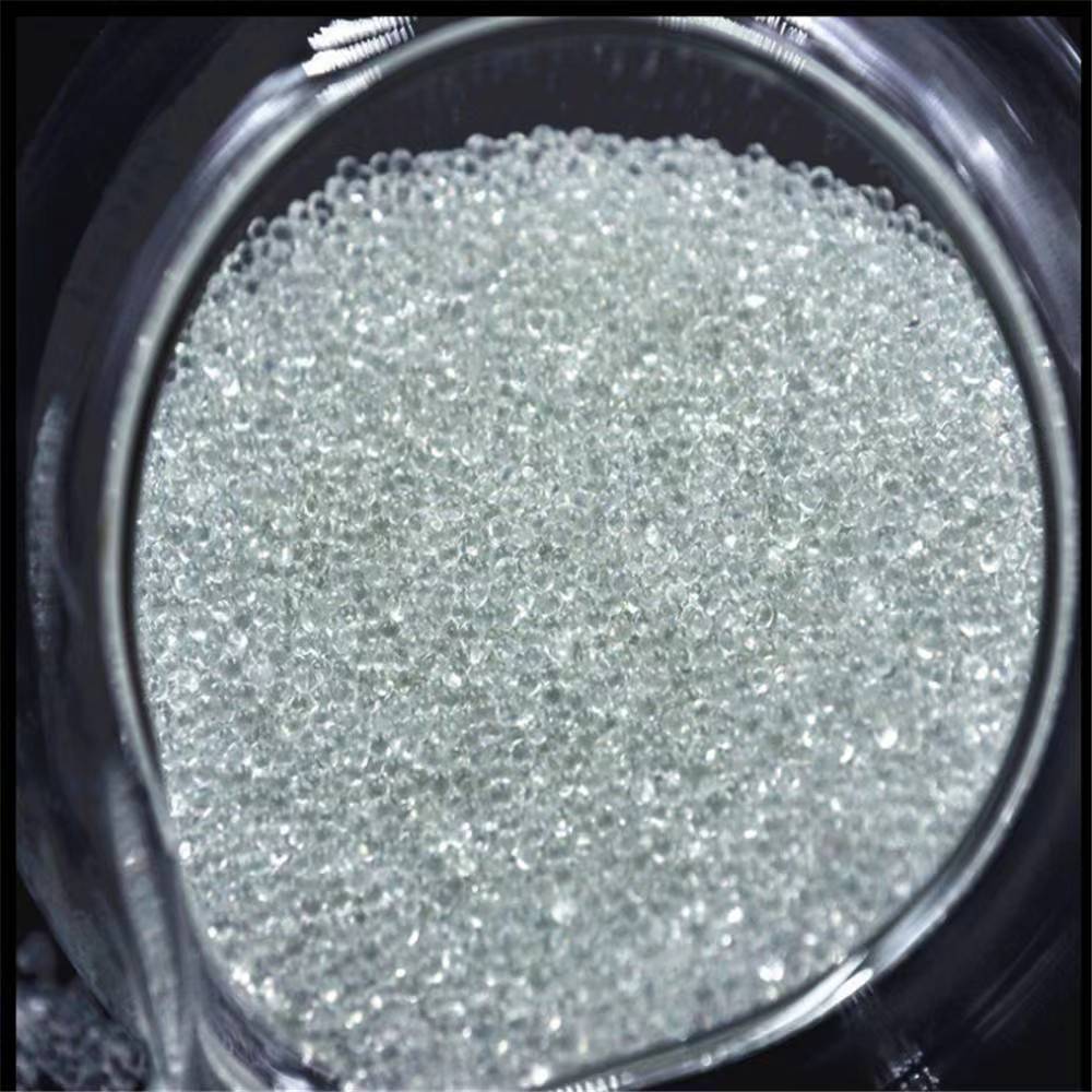 What is sandblasted glass bead?